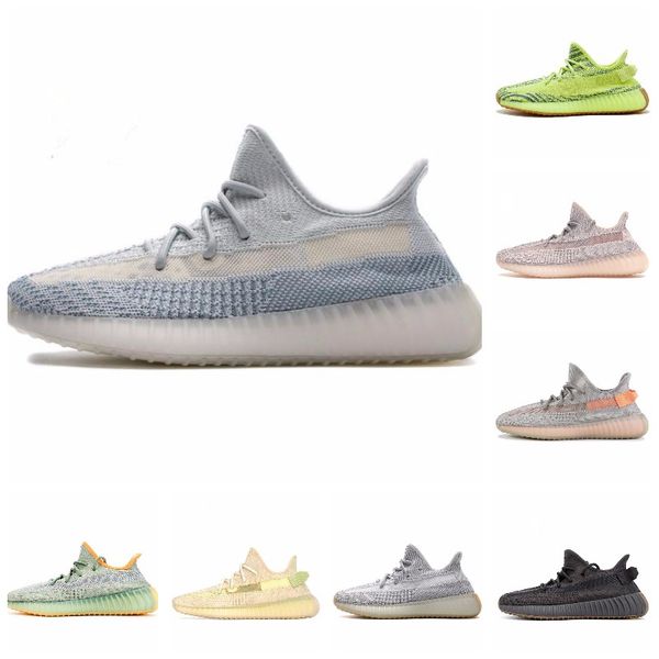 

kanye west static running shoes new israfil cinder desert sage earth tail light zebra womens mens trainers sneakers size 13 luxky j#006601