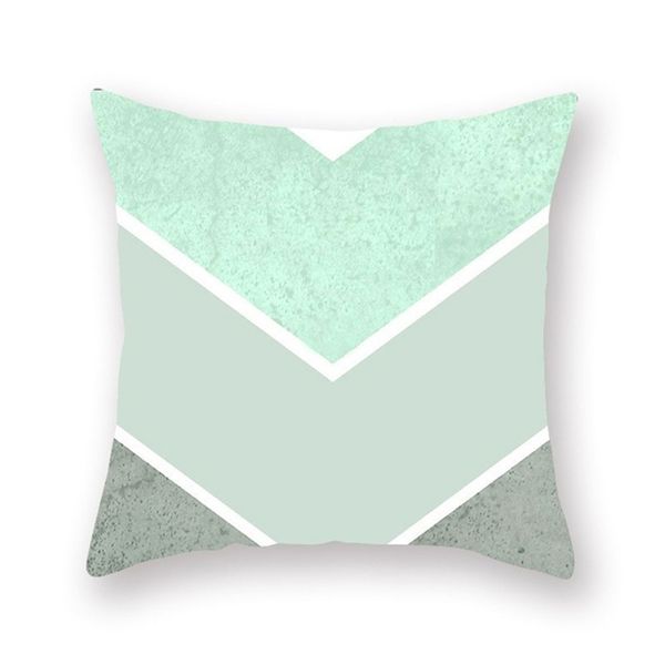 

2 sold) peach skin pillowcase geometric pattern simple pillowcase square cover for office chair sofa room cushion cover 45*45cm pillow case