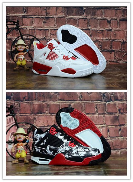 

2019 New kids shoes 4 children basketball shoes boys and girls kids 4s sports Basketball Sneakers shoes youth sneakers size 28-35