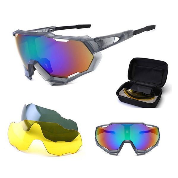 

2020 new mens cycling glasses suit bicycle polarized sunglasses outdoors bike eyewear pc material pro safety cycling night vision goggles
