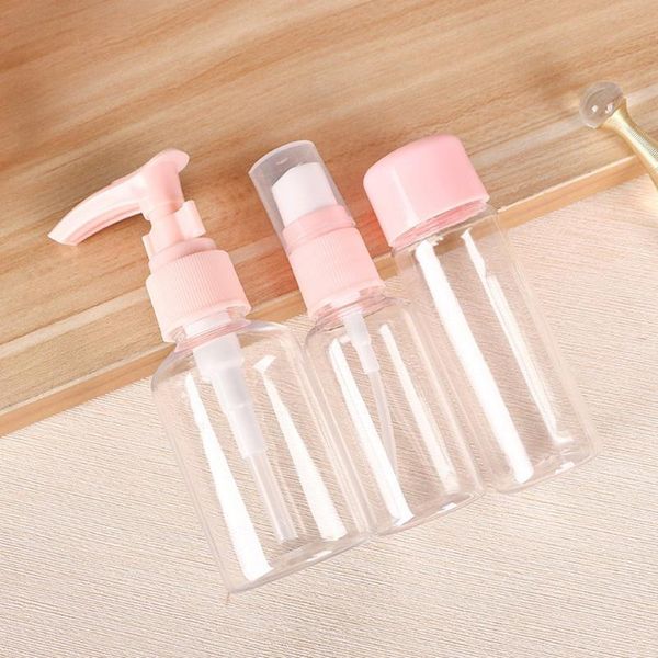 

7-bottle set spray travel transparent plastic perfume atomizer small mini empty spray refillable bottle cosmetic sample containe