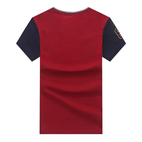 

футболки, белые, красные, синие, летом. спортивная мода стиль мужчины роскошный дизайнерский бренд 1p поло футболка 1p новый, White;black