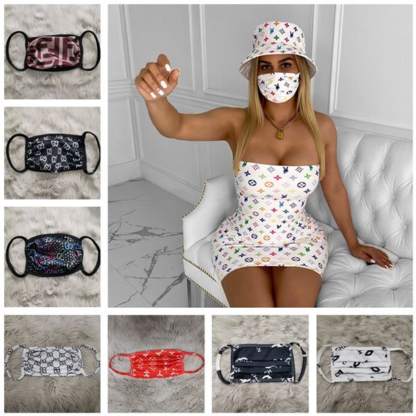 

luxury designer face mask anti dust ultraviolet-proof mouth-muffle men women face masks brand protector washable sport face mask quality, Blue