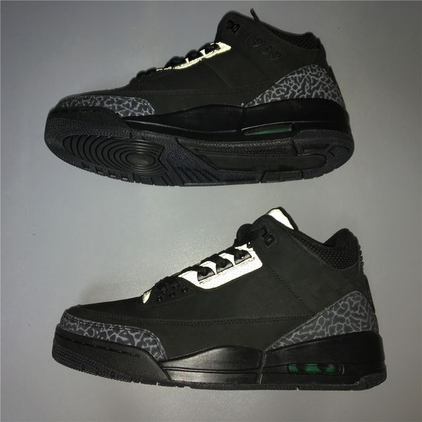 

wholesale 2019 discount new og all black reflect light men low iii 3s basketball shoes outdoor trainers size 7-13
