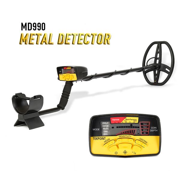 

new arrival underground metal detector md990 waterproof jewelry treasure hunting gold digger hunter adjustable metal finder