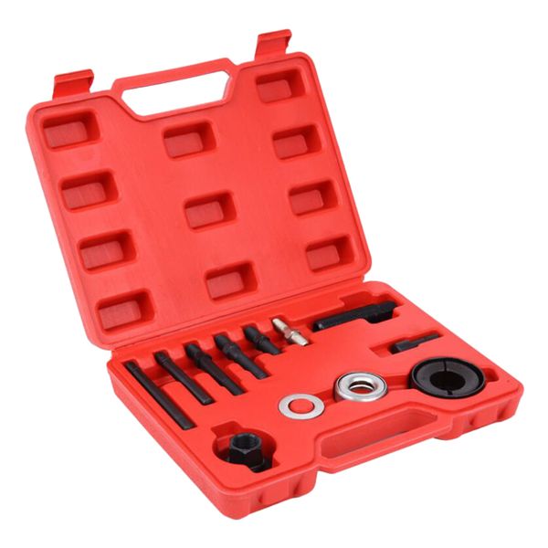 

hss power steering pump pulley remover installer tool kits with case for gm