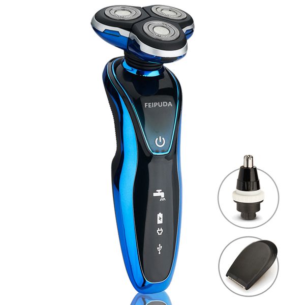 

feipuda electric razor for men rotary shavers electric shaver waterproof hair clipper nose trimmer