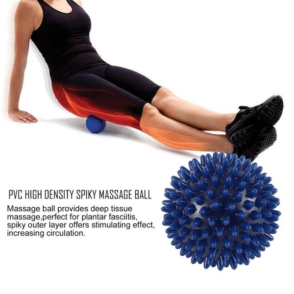 

durable pvc spiky massage ball trigger point sport fitness hand foot pain relief