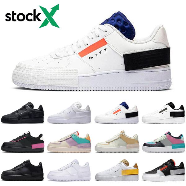 

new n354 type stock x shadow men women running shoes triple black white athletic skateboard mens womens trainers sports sneakers runners, White;red