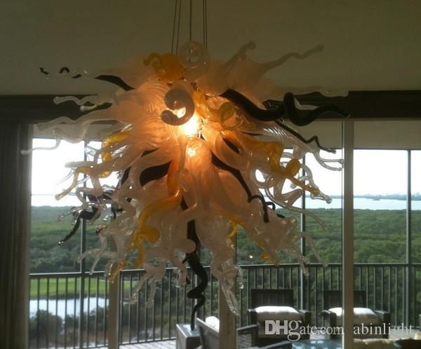 

customized hand blown glass chandelier light ce ul certificate murano glass led art chandelier for home l decoration