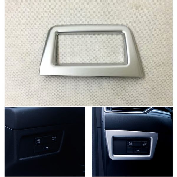 Interior Head Light Switch Button Cover Trim 1pcs For Mazda CX-9 2017-2018