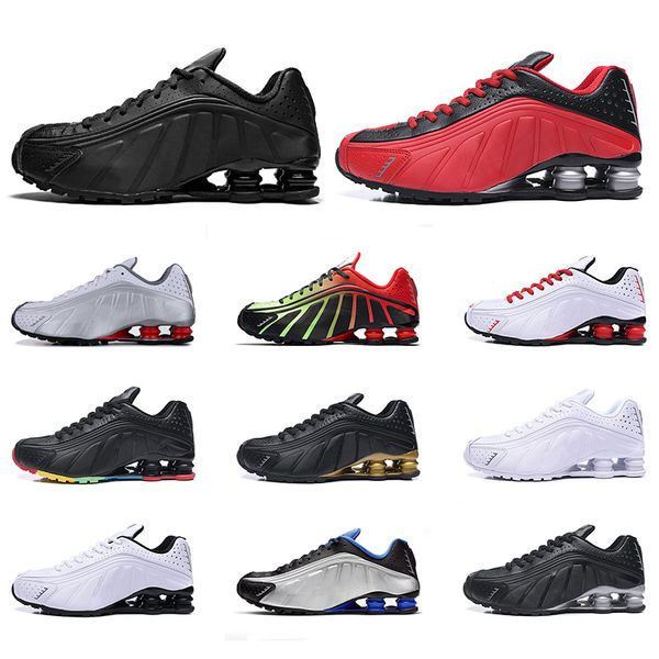 

og r4 running shoes mens sneakers deliver triple black white challenge red navy orange silver gold men trainers sports size 7-12