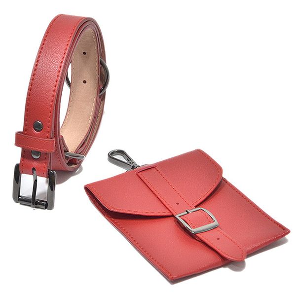 

fashion lady bag pu waist bag waist wallet holder women's vintage belt