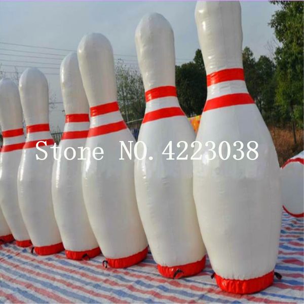 Kostenloser Versand 6 Fuß/1,8 Meter Höhe viel aufblasbarer Bowlingball, riesiges Bowlingballspiel, menschliches Zorb-Bowlingspiel