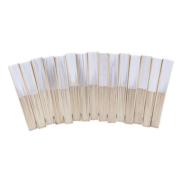 

white hand fans for party, wedding favour gift (15 pack