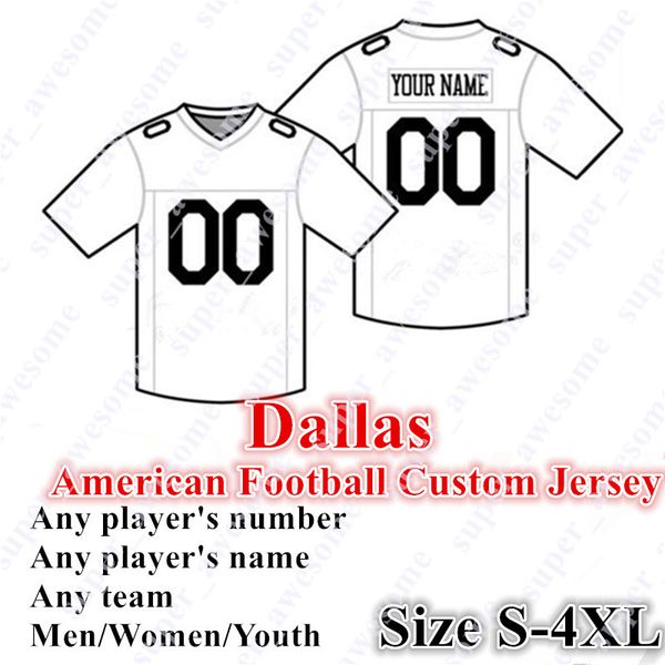 

4xl custom dallass football jersey 4 prescott 21 elliott 19 cooper 13 gallup 82 witten 18 cobb 54 smith 55 vander esch 90 lawrence 58 quinn, Black;red