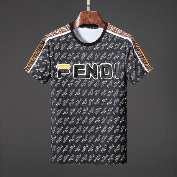 

2019 luxury ummer de igner clothing luxury de igner men polo t hirt letter imple nake fd t hirt t hirt runway tee ca ual ize