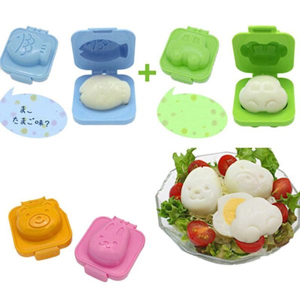 

6pcs set cartoon sushi maker egg rice roll mold kitchen diy chef rice ball bento mould kitchen accessories yl878428