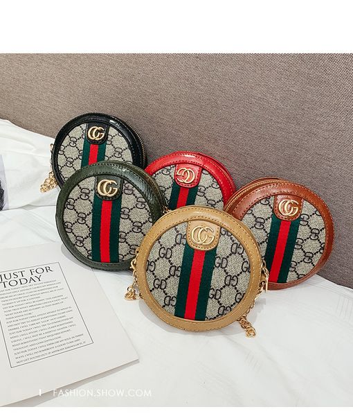 

Newkid handbag print de igner baby mini pur e houlder bag teenager children girl me enger bag chain bag cute prince mall roundbag