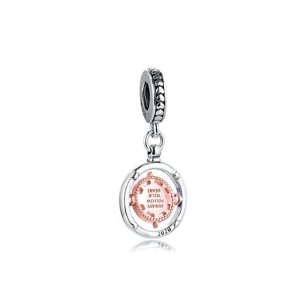 

ckk 2020 compass charms 925 original fit pandora bracelet sterling silver charm beads for jewelry making bead kralen berloques
