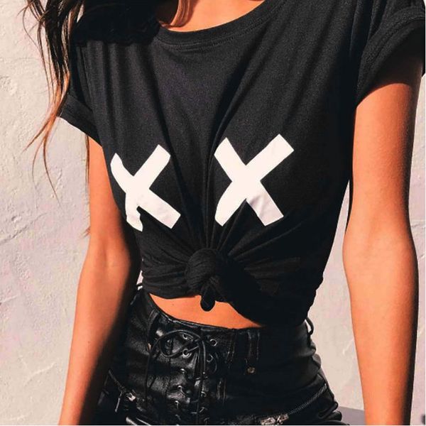 

new fashion womens ladies summer loose cotton short sleeve t shirt, White