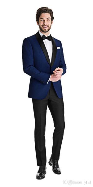 

classic shawl lapel tuxedos groom wedding men suits mens wedding suits tuxedo costumes de smoking pour hommes men(jacket+pants) 225, Black;gray