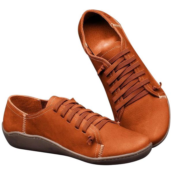 

women's ankle boots soft leather female lace up shoes woman flat ladies buckle zipper vintage short boots women, Black