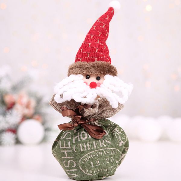 

vintage christmas holiday drawstring gift bags christmas gift favor