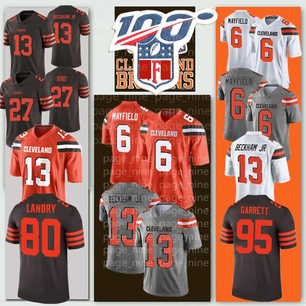 

Men baker mayfield cleveland odell beckham jr brown jer ey myle garrett jarvi landry nick chubb denzel ward thoma 100th jer ey