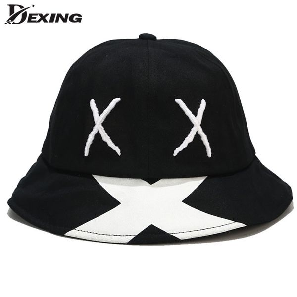 

2020 summer korea street dome bucket hat for men women black white fashion sun bob sad boys panama hip hop cap fisherman hat