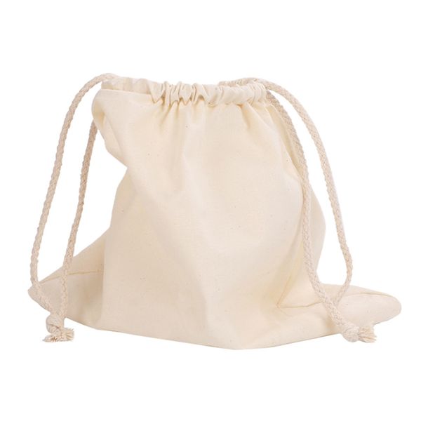 

drawstring bundle cotton bag supermarket bread fruit and vegetable shopping bag