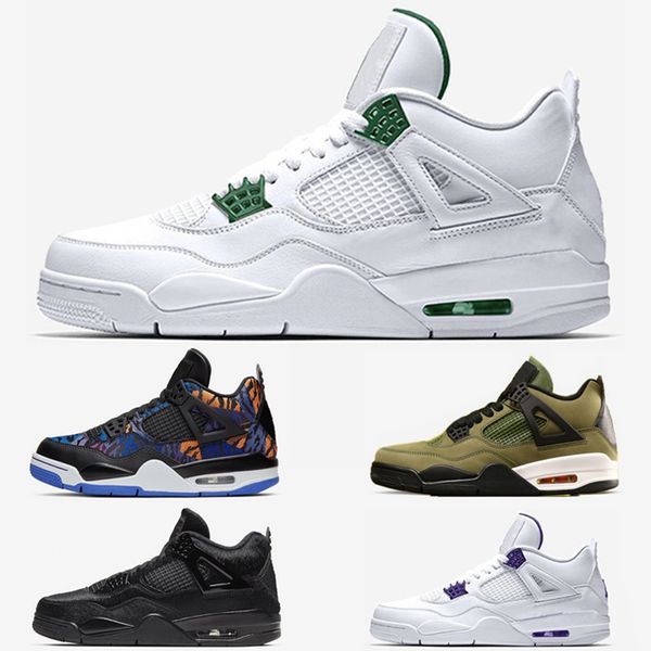 

rush violet iv metallic pack basketball shoes 4 se black white pine green court purple sneaker mens olivia kim pony hair undefeated trainer