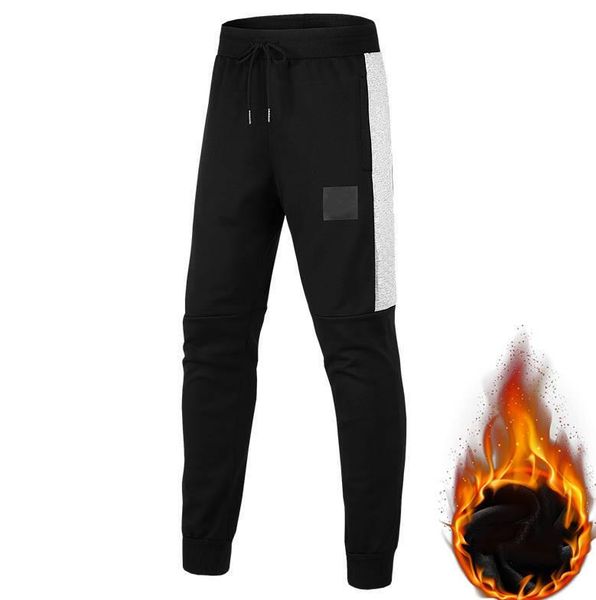 

роскошные мужские дизайнерские тренировочные брюки с воздушными буквами новый бренд брюки для мужские спортивные брюки осень теплые мужские, Black