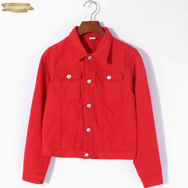 

women denim jacket basic coats summer autumn women red pink black denim jacket outwear jeans coat casual girls female, Black;brown