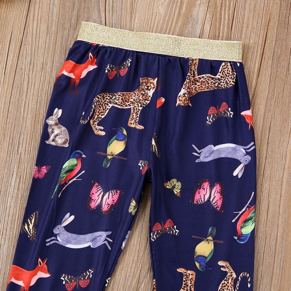 

fox printed leggings fox printed leggings tight pants tight pants, Blue