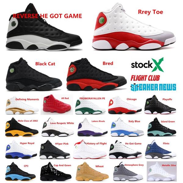 

13 13s man women basketball shoes jumpman island green court purple cap and gown mens sports sneaker trainers breathable shoes with box