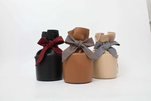 

женская сумка 2019 новая мода bow ковш сумка одно плечо slant across женщин