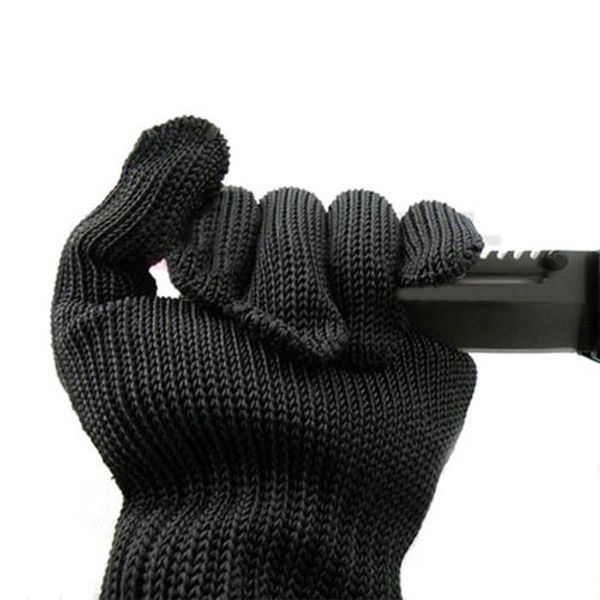 

defensive protective wire cut-resistant gloves 5 cut-resistant gloves tactical outdoor climbing ppe 189, Black