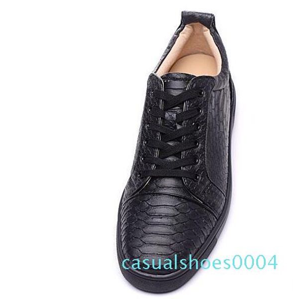 

wholesale new mens black fishskin genuine leather low sneakers,designer brand sports shoes,skateboarding shoes 39-47 c04