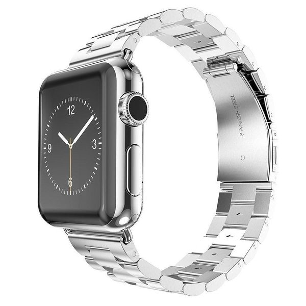 

Stainle teel band for apple watch trap link bracelet 38mm 42mm 40mm 44mm watchband mart watch metal band for iwatch erie 4 3 1 2