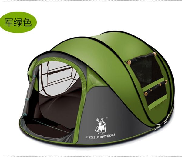 

ultralarge 3-4 person up automatic camping tent beach tent tienda de acampar barraca