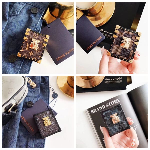 

Brand de igner pu leather airpod protective airpod cover link cable bluetooth wirele earphone ca e anti drop acce orie a045