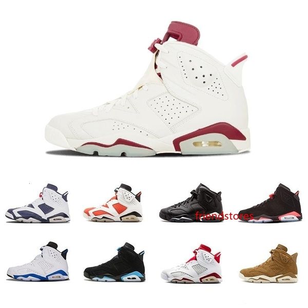 

2019 new 6 golden 6s vi harvest wheat gatorade unc men basketball shoes black cat infrared carmine maroon sports sneakers