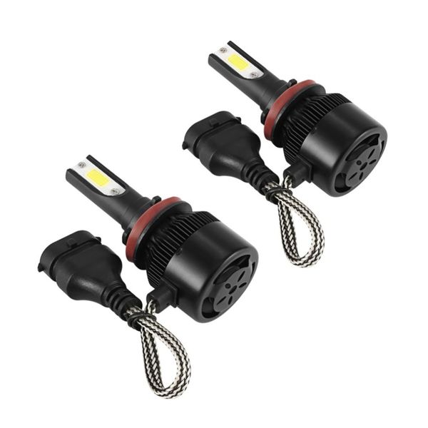 

h8/h9/h11 car led cob headlight bulb accessaries 110w 12000lm 6000k all-in-one conversion kit replacement hid bulbs super bright