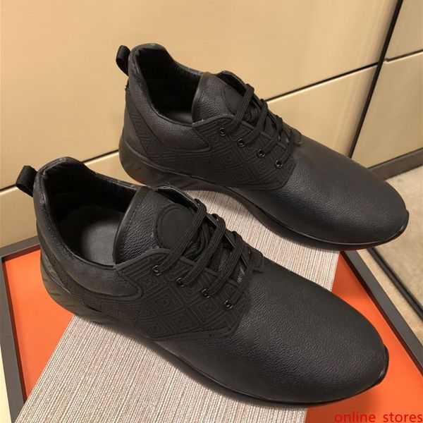 

роскошная fastlane sneaker классический mans monogram leather sneakers mens black brown узелок кроссовки походные скалолазание обувь повседн
