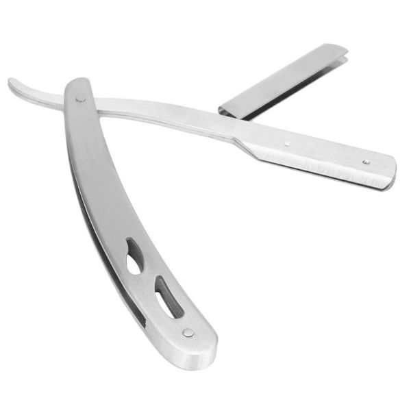 

wholesale 1 set straight men straight barber edge razors folding shaving knife hair removal with 10pcs blades drop shipping