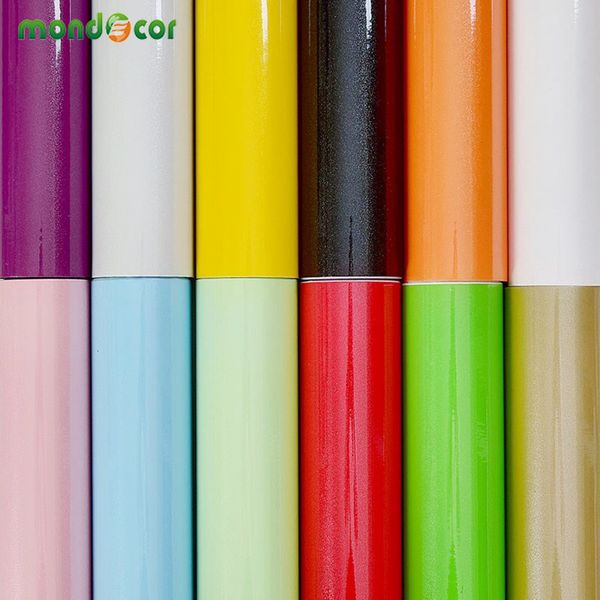 

self adhesive wallpaper for furniture renovation new style pure color film for kitchen living room waterproof sticker home decor