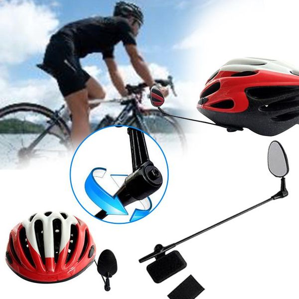 

bicycle safety mirror universal bike rearview mini retroreflector adjustable
