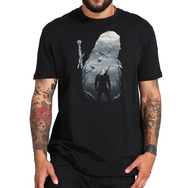 

мужская мода tshirt лето harajuku прохладный мужская с коротким рукавом рубашки смешной printed streetwear вскользь тенниска top тройники хл, White;black