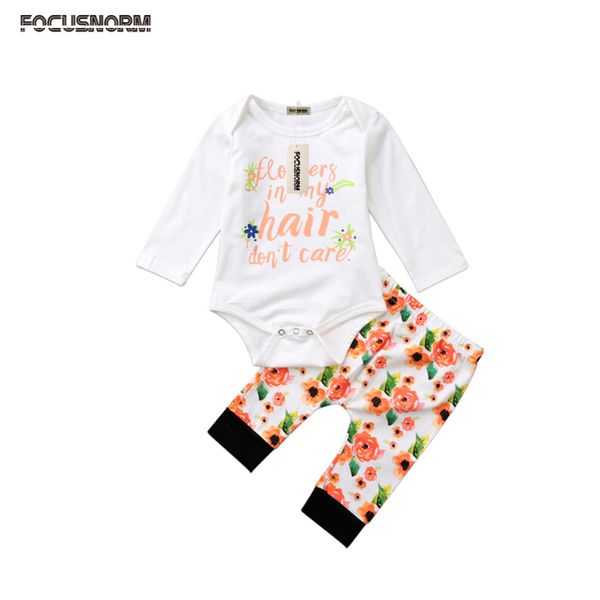 

2pcs newborn baby girl boys floral outfits letter print long sleeve white romper long floral pants leggings winter clothes set, Pink;blue